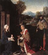 Master of Hoogstraeten Adoration of the Magi painting